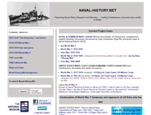 Tablet Screenshot of naval-history.net